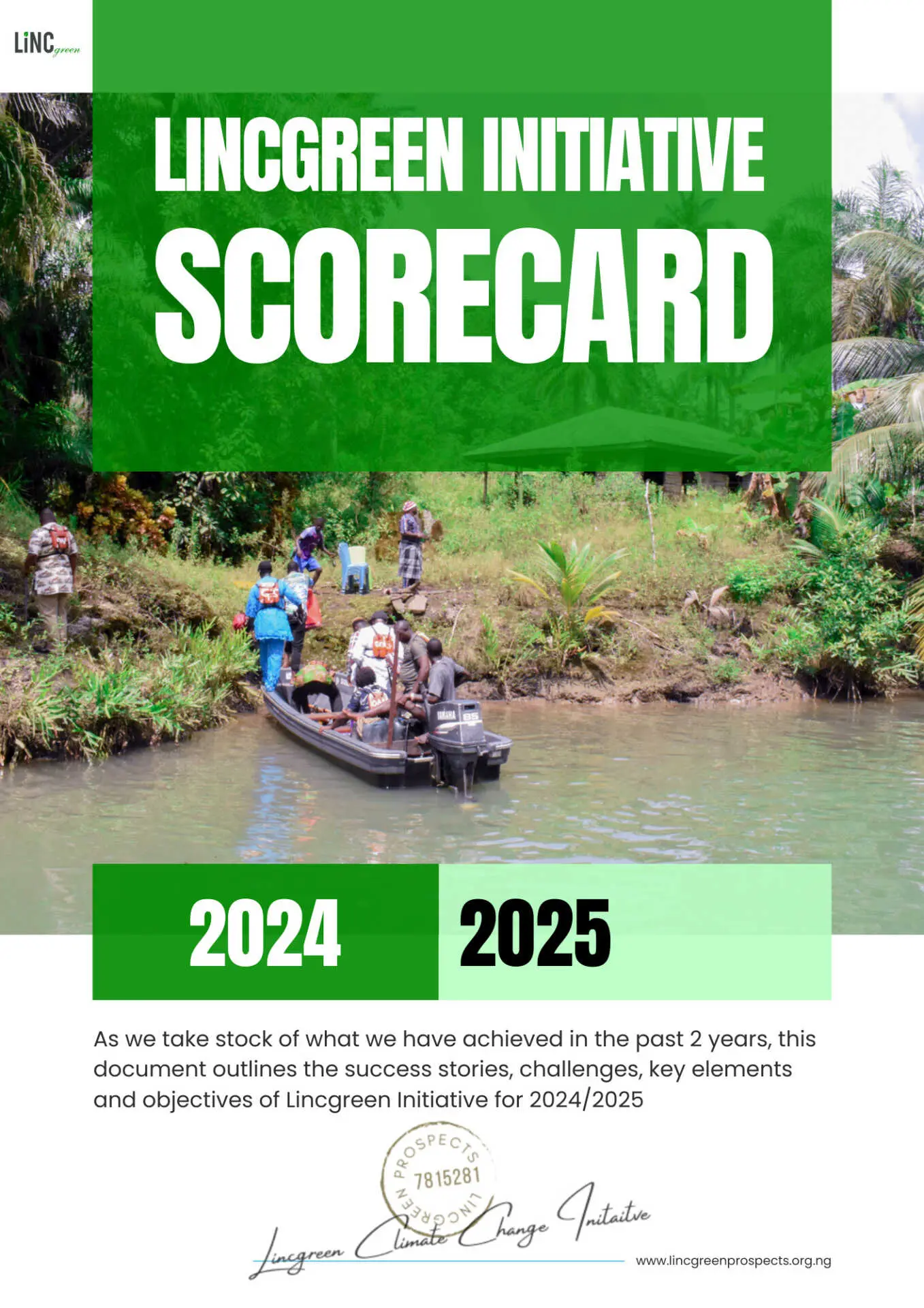 Lincgreen Initiative Scorecard